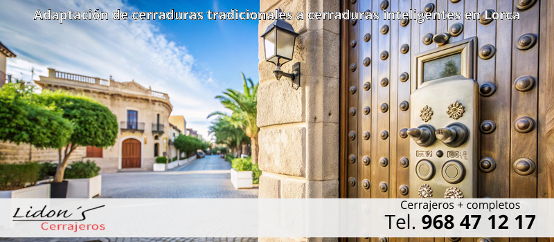 Adaptación de cerraduras tradicionales a cerraduras inteligentes en Lorca