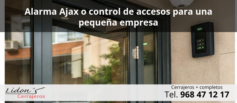 Alarma Ajax o control de accesos para una pequeña empresa
