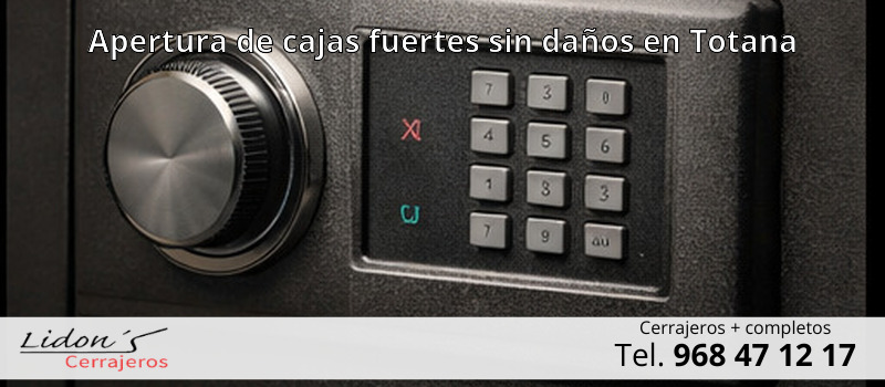 Apertura de cajas fuertes sin daños en Totana