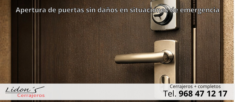 Apertura de puertas sin daños en situaciones de emergencia