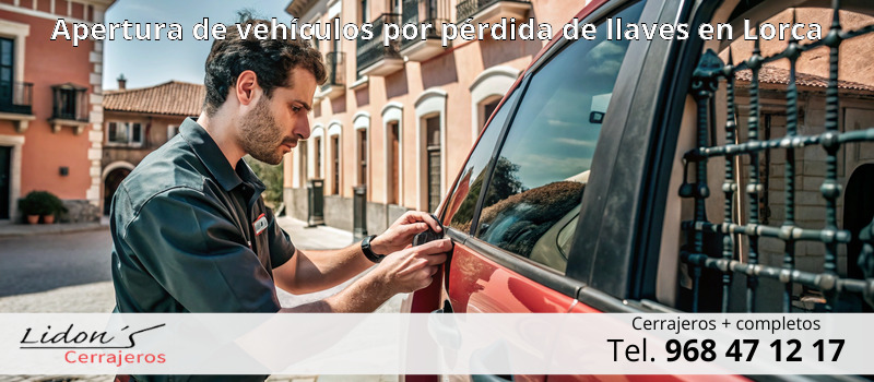 Apertura de vehículos por pérdida de llaves en Lorca