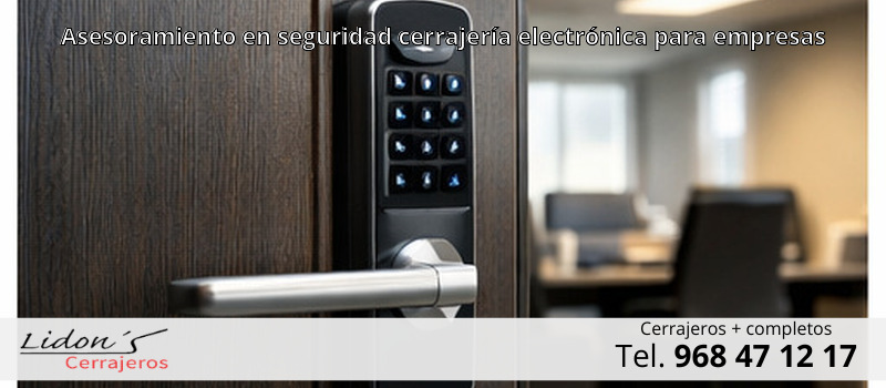 Asesoramiento en seguridad cerrajería electrónica para empresas