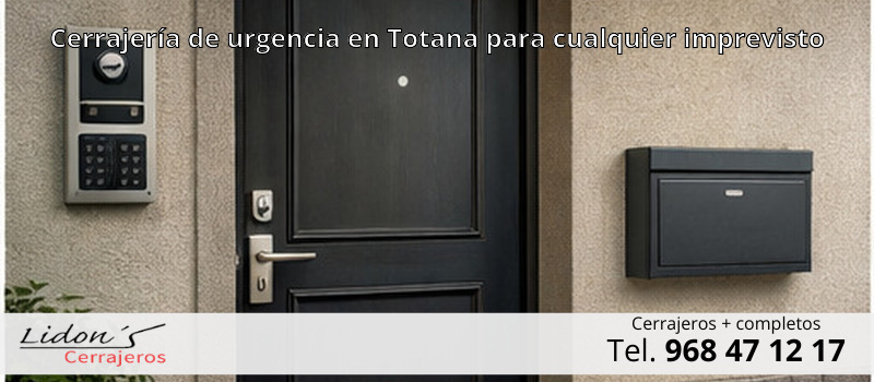 Cerrajería de urgencia en Totana para cualquier imprevisto