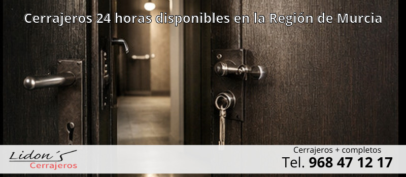 Cerrajeros 24 horas disponibles en la Región de Murcia