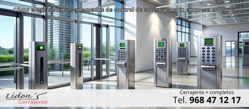 Cómo elegir sistemas adecuados de control de acceso para tu empresa en Lorca