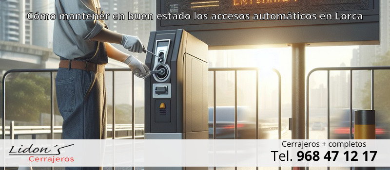 Cómo mantener en buen estado los accesos automáticos en Lorca