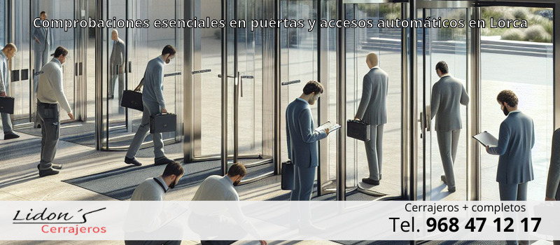 Comprobaciones esenciales en puertas y accesos automáticos en Lorca