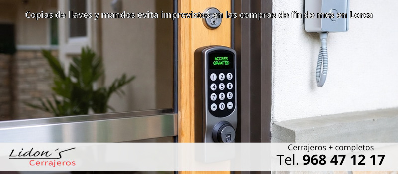 Copias de llaves y mandos evita imprevistos en las compras de fin de mes en Lorca