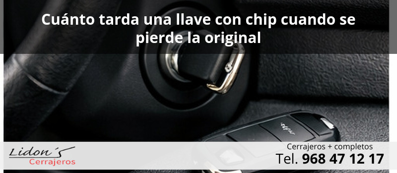 Cuánto tarda una llave con chip cuando se pierde la original
