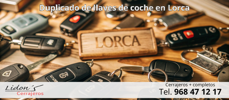 Duplicado de llaves de coche en Lorca