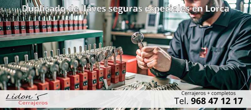 Duplicado de llaves seguras especiales en Lorca