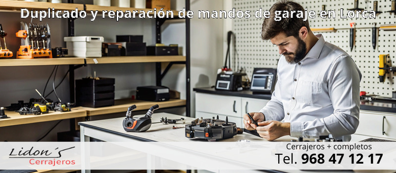 Duplicado y reparación de mandos de garaje en Lorca