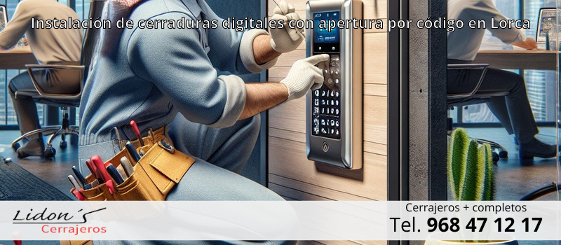 Instalación de cerraduras digitales con apertura por código en Lorca Instalación de cerraduras digitales con apertura por código en Lorca