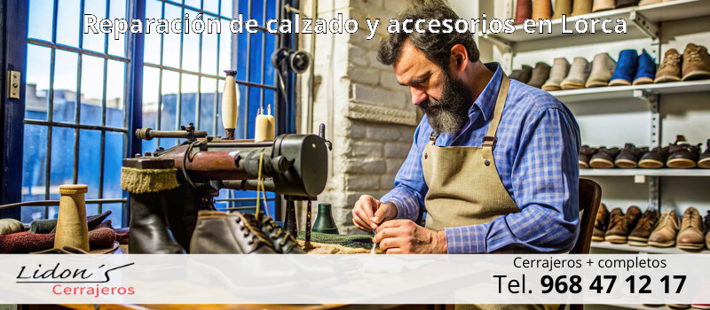 Reparación de calzado y accesorios en Lorca