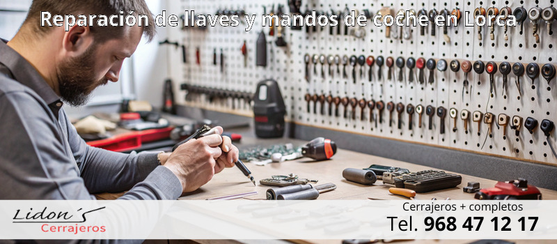 Reparación de llaves y mandos de coche en Lorca