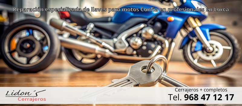 Reparación especializada de llaves para motos Confía en profesionales en Lorca