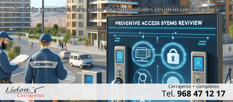 Revisión preventiva de accesos en comunidades residenciales de Lorca