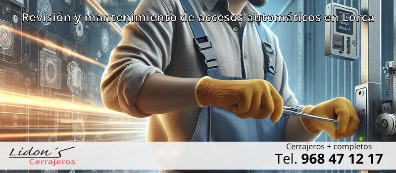 Revisión y mantenimiento de accesos automáticos en Lorca