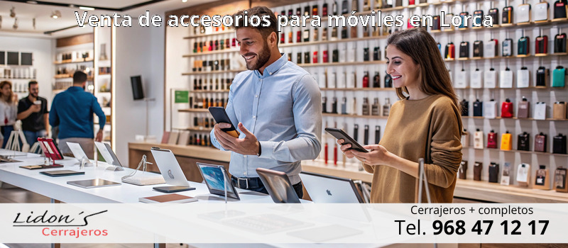 Venta de accesorios para móviles en Lorca