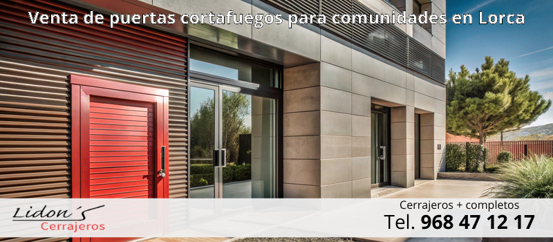 Venta de puertas cortafuegos para comunidades en Lorca